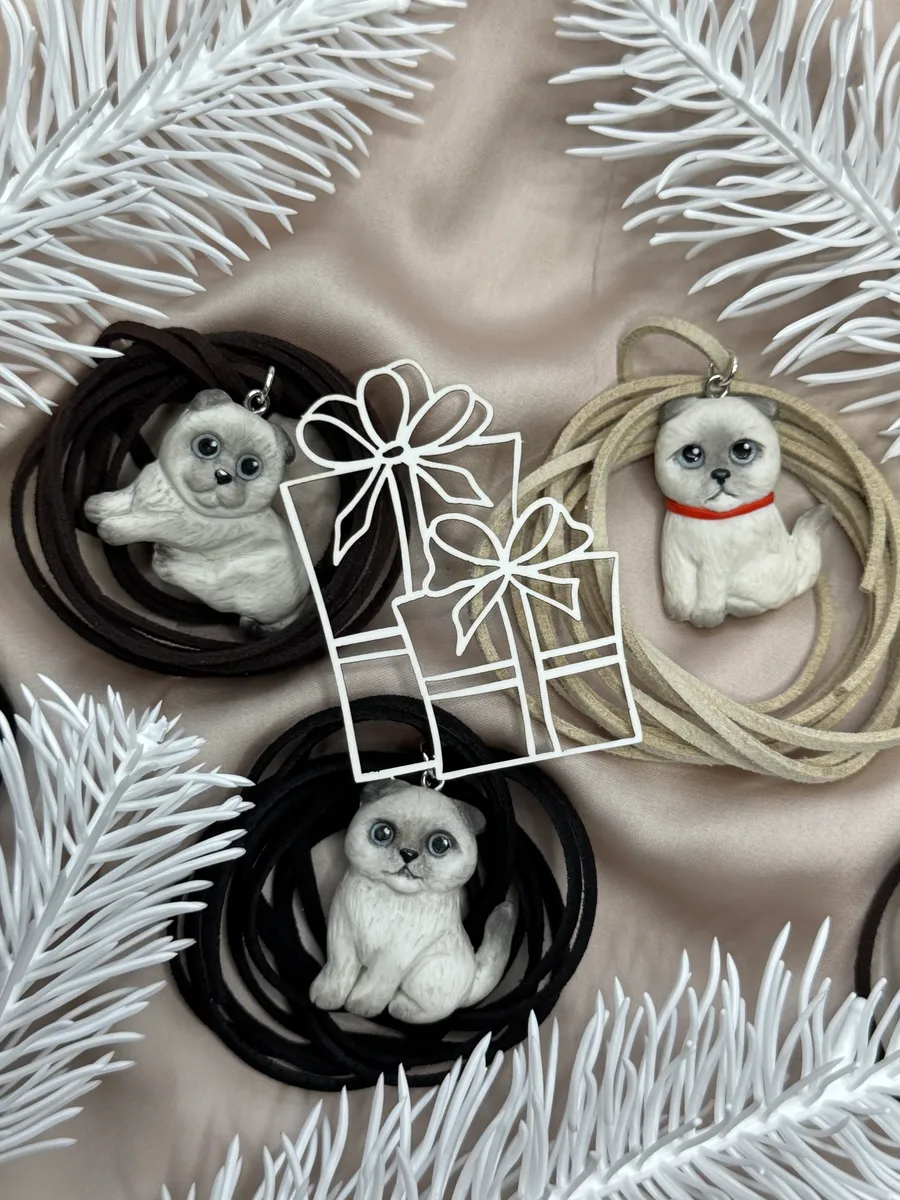 Улюбленець “Scottish Fold” - Медсплав, Полімерна глина - арт. LE-1768825230172 - Le'Perle - фото 4