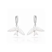 Сережки “Silver Сокіл” - Медсплав, Полімерна глина - арт. 4055443043 - Le'Perle - мініатюра 3