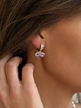 Сережки "Purple Cloud "