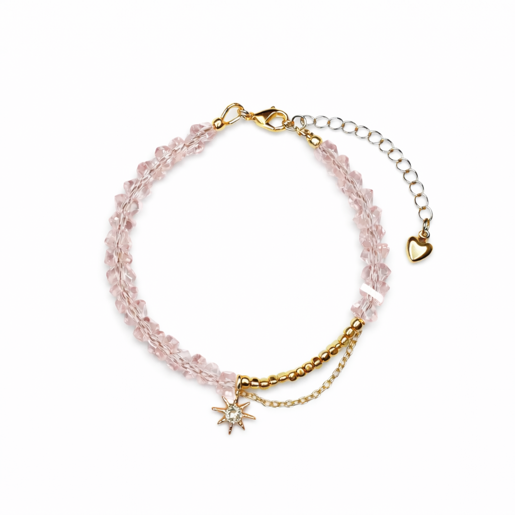Браслет “Рожеві Зірки”