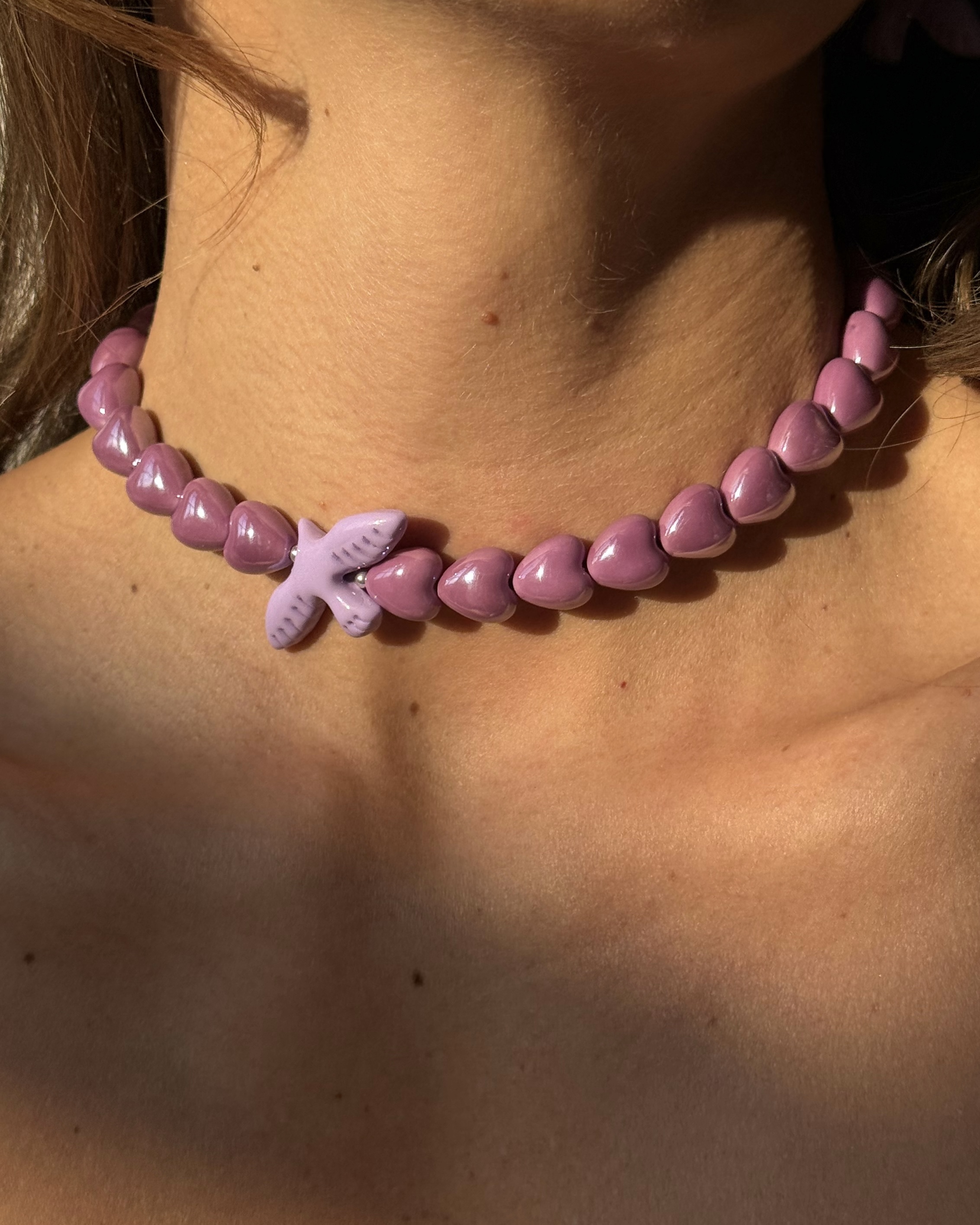 Кольє "Бузкова Горлиця"