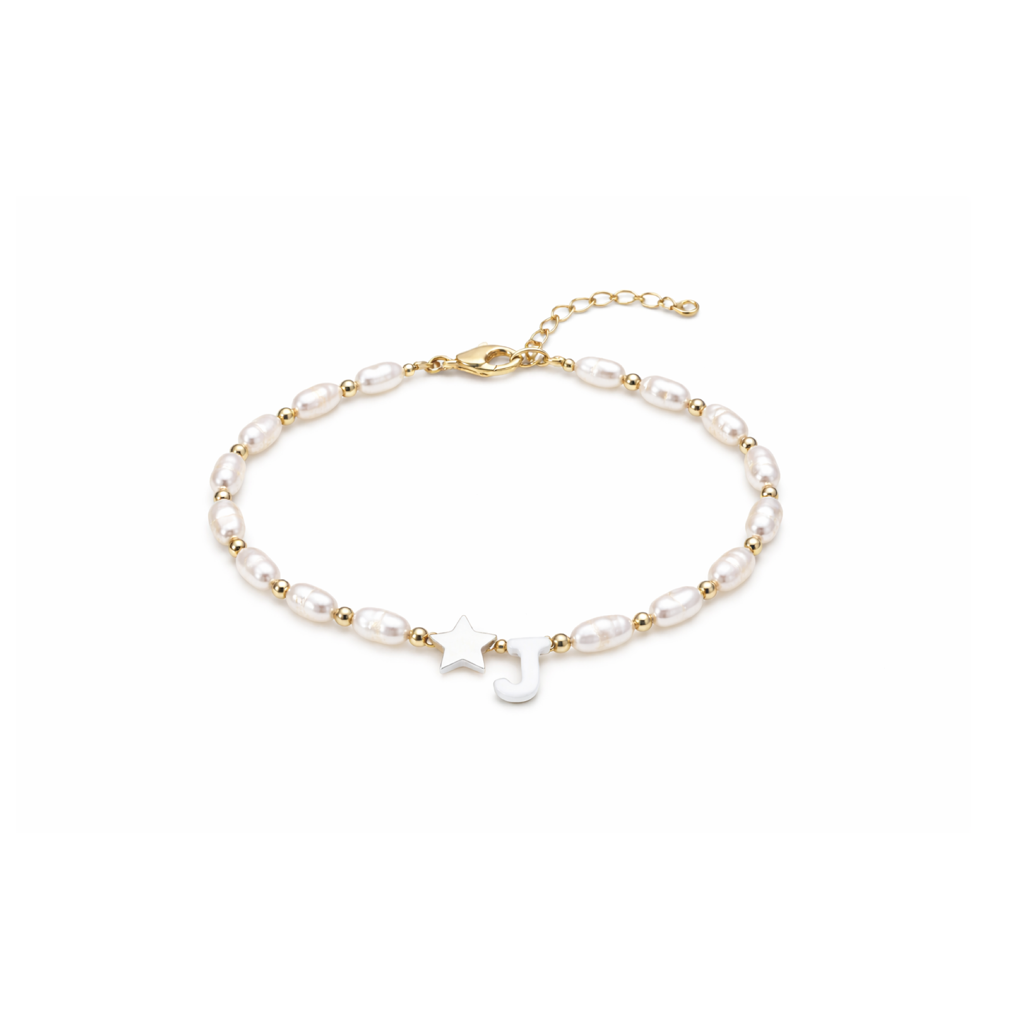 Браслет “Pearl Letter”