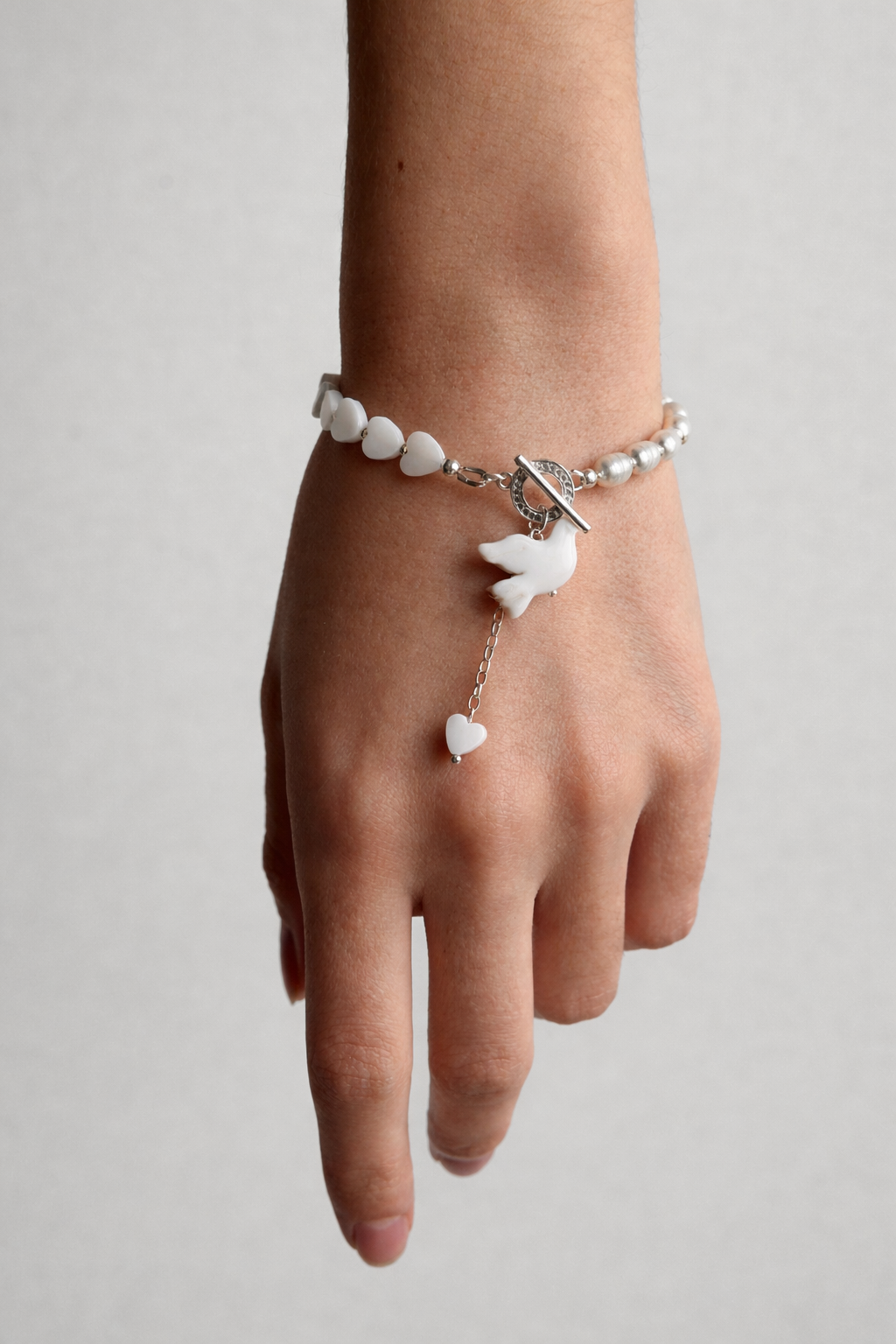 Браслет "Білосніжна Горлиця"