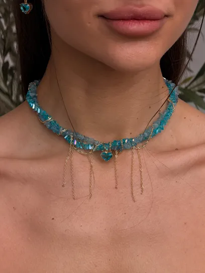 Кольє "Aqua Heart"