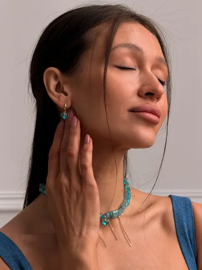 Сережки "Aqua Heart"