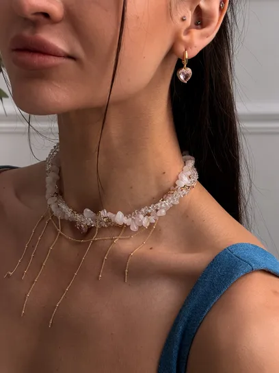 Кольє "Pinky Heart"