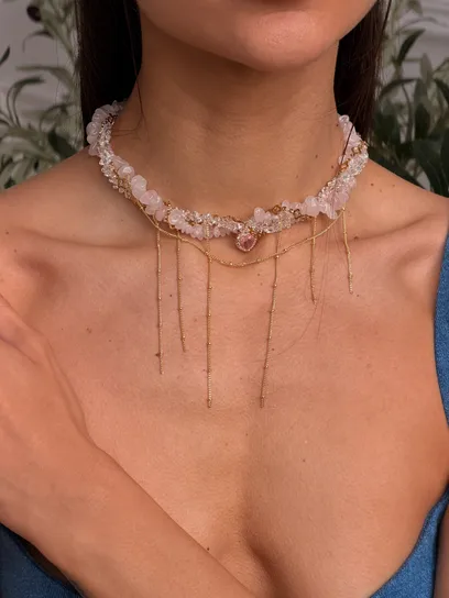 Кольє "Pinky Heart"