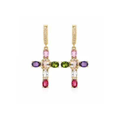 Сережки Dopamine Cross - арт. LE-1782800466050 - Le'Perle