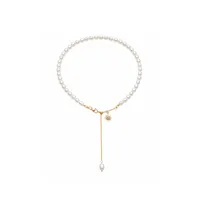 Кольє Star Lilly - Медсплав, Річкові Перлини - арт. LE-1782828325083 - Le'Perle - мініатюра 2