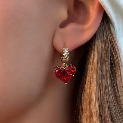 Сережки "Redline Lilly" - арт. LE-1782982298318 - Le'Perle
