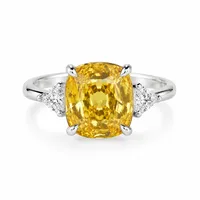 Каблучка Yellow Shine - Медсплав - арт. LE-1784124172635 - Le'Perle - мініатюра 1