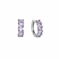 Сережки Purple Gia - Медсплав - арт. LE-1784218029245 - Le'Perle - мініатюра 1
