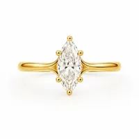 Каблучка Gold Glade - Медсплав - арт. LE-1784728749287 - Le'Perle - мініатюра 2