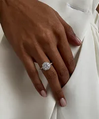 Каблучка Elegance - Медсплав - арт. LE-1784737406220 - Le'Perle - мініатюра 2