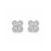 Сережки High Clover - Медсплав - арт. LE-1784808413219 - Le'Perle - мініатюра 2