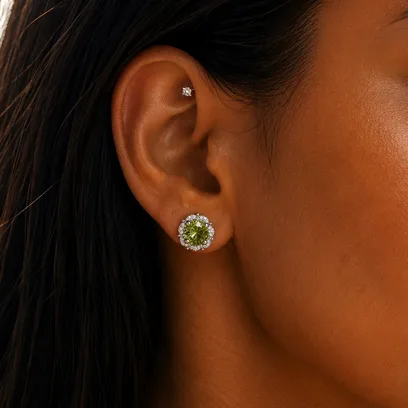 Сережки "Emerald Label" - арт. LE-1785489852591 - Le'Perle