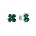 Сережки "Green Flower"