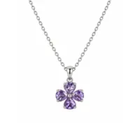 Кольє "Violet Flower" - Медсплав, Циркон - арт. LE-1788692530800 - Le'Perle - мініатюра 1