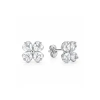 Сережки "Bright Flower" - Медсплав, Циркон - арт. LE-1788699075235 - Le'Perle - мініатюра 1