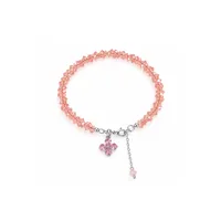 Браслет "Kvitka Lilly" - Медсплав, Ювелірне скло, Циркон - арт. LE-1788700247736 - Le'Perle - мініатюра 2
