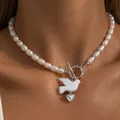 Кольє "Silver Heart Горлиця"