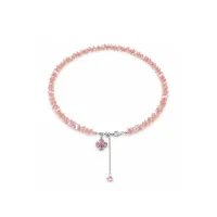 Кольє "Kvitka Lilly" - Медсплав, Ювелірне скло, Циркон - арт. LE-1788699543903 - Le'Perle - мініатюра 2