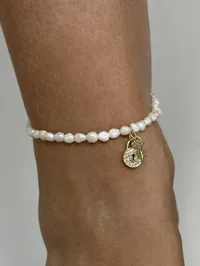 Анклет "Pearl Lock" - Річкові Перлини - арт. 9213970504 - Le'Perle - мініатюра 1