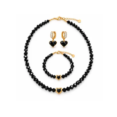 Сет "Black Chic" - арт. LE-1768848873198 - Le'Perle