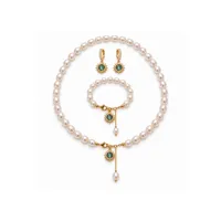 Сет “Sunny Lilly” - Медсплав, Річкові Перлини - арт. 4582002047 - Le'Perle - мініатюра 1