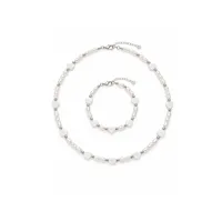 Сет "Pearl Heart" - Річкові Перлини, Перламутрові Серця - арт. 4360473010 - Le'Perle - мініатюра 1