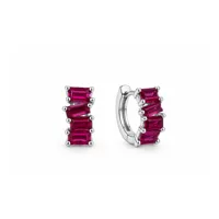 Сережки "Rose Gia" - Медсплав, Фіаніт - арт. LE-1788951169088 - Le'Perle - мініатюра 1