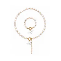 Сет “Pearl Горлиця” - Медсплав, Річкові Перлини, Полімерна глина - арт. 8582168654 - Le'Perle - мініатюра 1