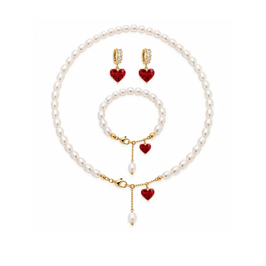 Сет “Redline Lilly” - Річкові Перлини - арт. LE-1789218972083 - Le'Perle - фото 1