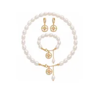Сет “Lilly Eliza” - Річкові Перлини - арт. LE-1789219627567 - Le'Perle - мініатюра 1