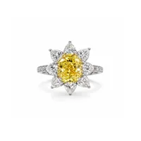 Каблучка "God Bless" - Медсплав, Фіаніт, Циркон - арт. LE-1792052676416 - Le'Perle - мініатюра 1