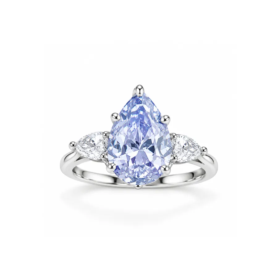 Каблучка "Marquis"  - Медсплав, Фіаніт, Циркон - арт. LE-1792055051490 - Le'Perle - фото 1
