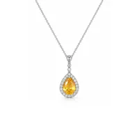 Кольє "Yellow Princess" - Медсплав, Фіаніт, Циркон - арт. LE-1792746135556 - Le'Perle - мініатюра 1