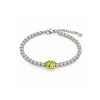 Браслет "Lime Crystal" - Медсплав, Фіаніт, Циркон - арт. LE-1792753814520 - Le'Perle - мініатюра 1