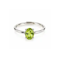 Каблучка "Lime Crystal" - Медсплав, Фіаніт, Циркон - арт. LE-1792759523674 - Le'Perle - мініатюра 2