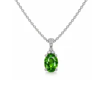 Кольє "Green Crystal" - Медсплав, Фіаніт, Циркон - арт. LE-1792761901382 - Le'Perle - мініатюра 2