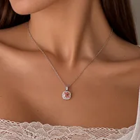Сет "Pudra Svitlo" - Медсплав, Фіаніт, Циркон - арт. LE-1792827697932 - Le'Perle - мініатюра 2