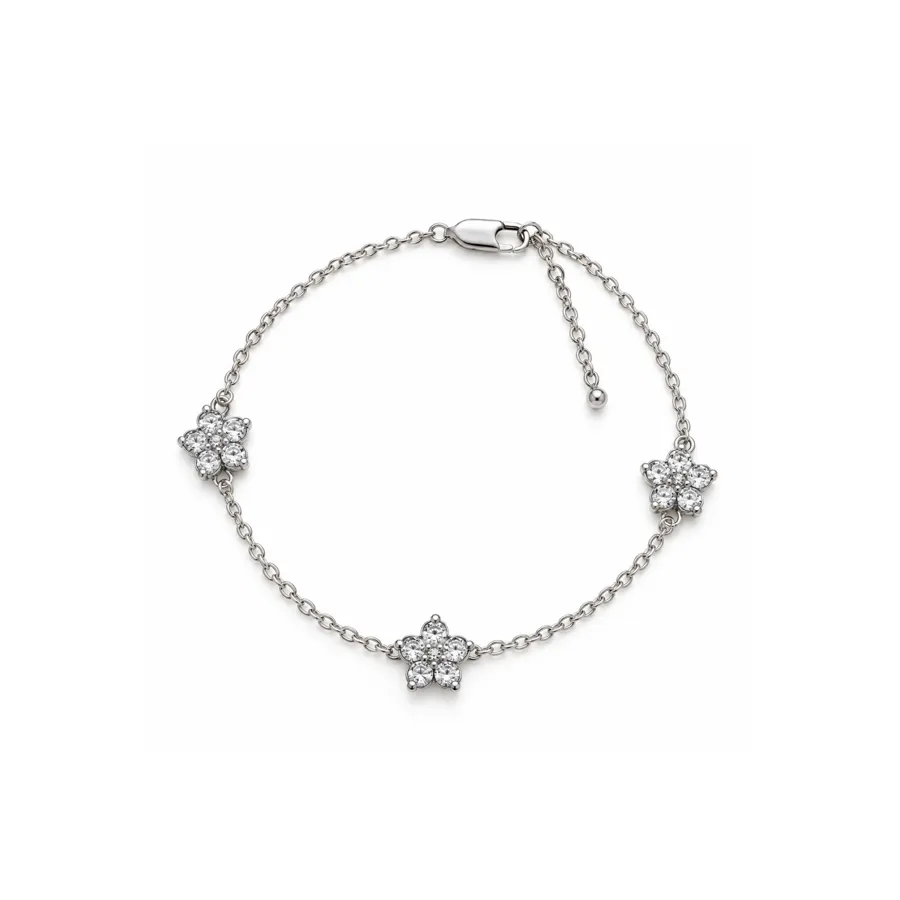 Браслет "Petal" - Медсплав, Фіаніт, Циркон - арт. LE-1792935409129 - Le'Perle - фото 2